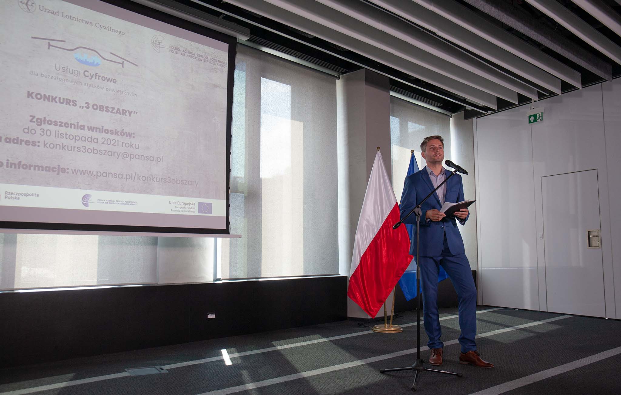 Filip Sosin, analityk merytoryczny Programu "Usługi Cyfrowe dla BSP" w PAŻP